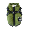 Padded Winter Dog Vest with Adjustable Harness