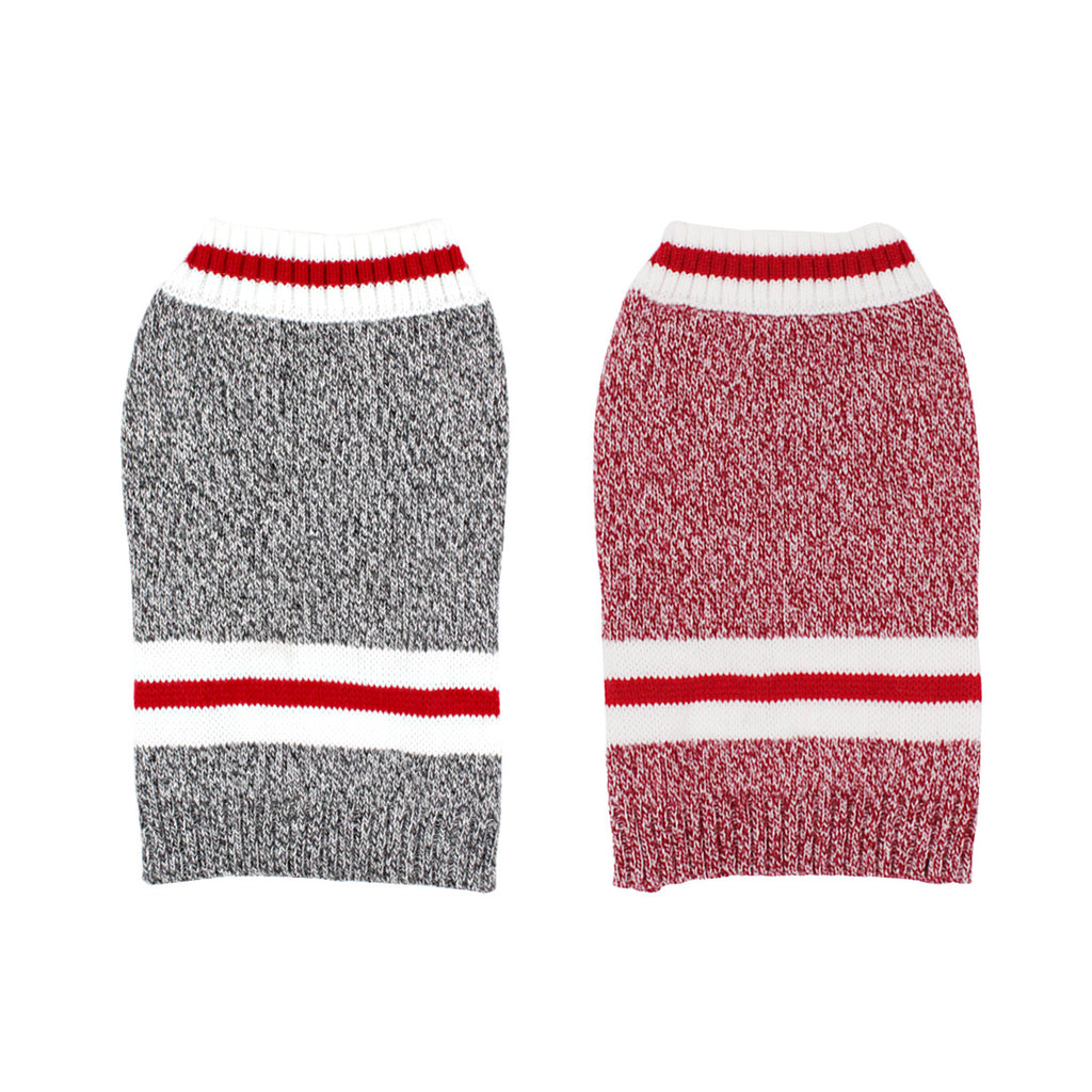 Wool-Blend V-Neck Pet Sweater for Cats & Small Dogs