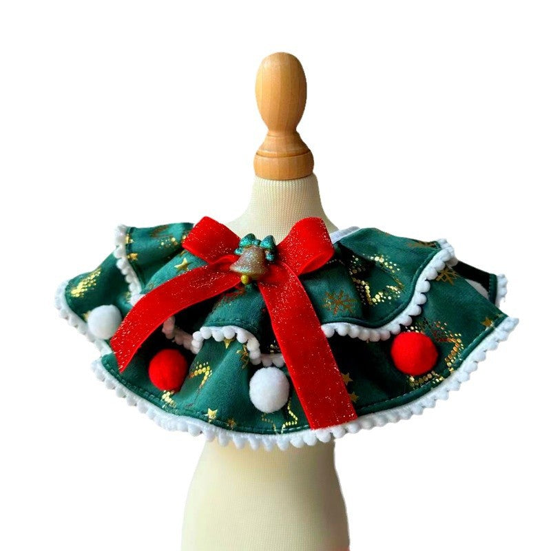 Christmas Pet Scarf for Cats & Dogs – Red or Green