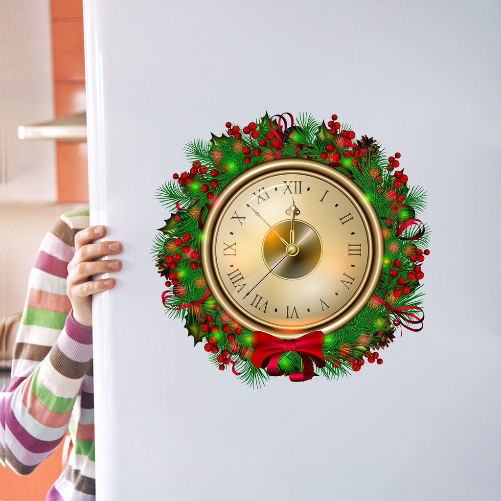 Christmas Countdown Wreath Wall Sticker — 1 Piece