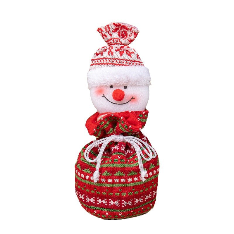 Christmas Apple Gift Bag — Bear, Deer or Snowman