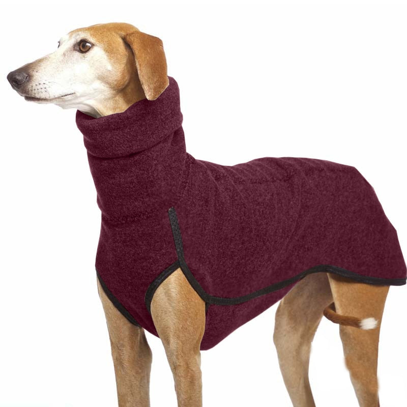 High-Collar Winter Pullover for Medium & Large Dogs