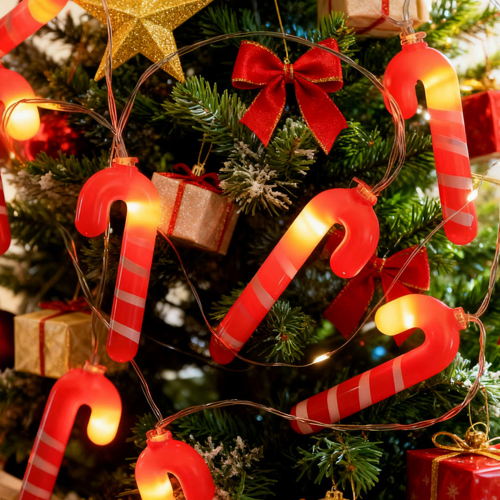 Warm White Christmas LED String Lights — Battery or USB