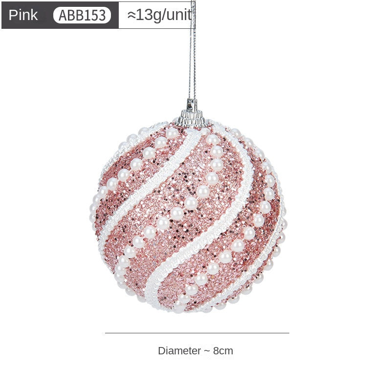 8 cm Foam Christmas Ball Ornament — 5 Colors
