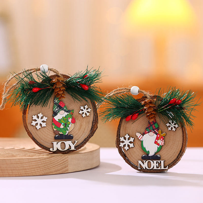 Wooden Christmas Hanging Ornament — Tree or Gift Pack