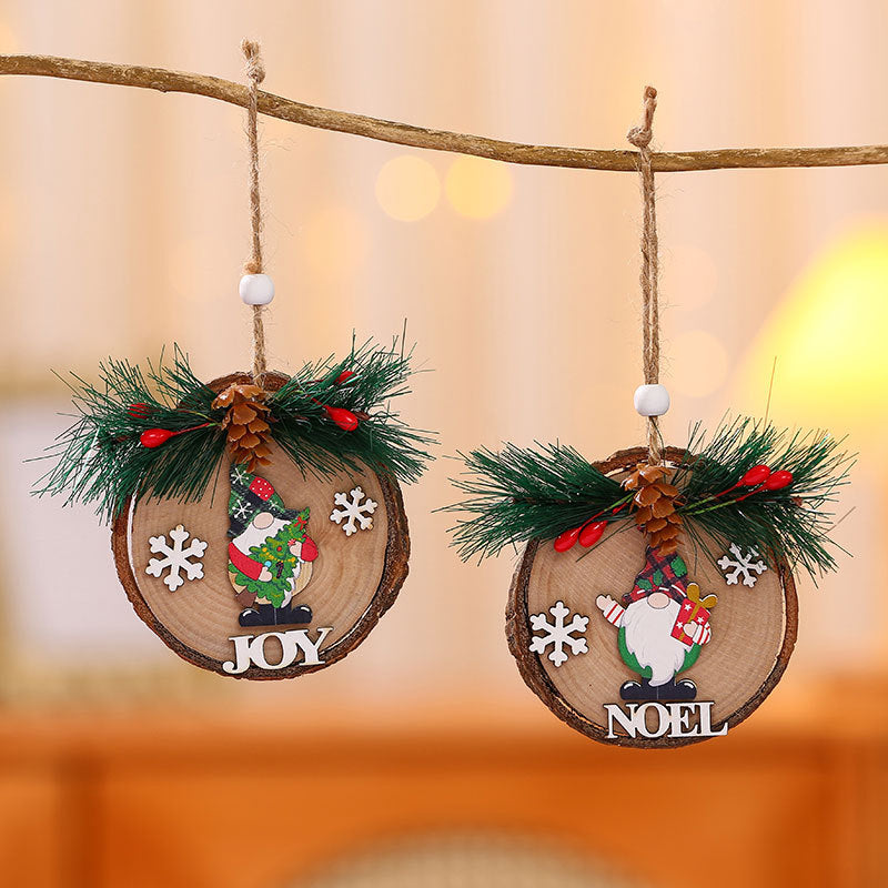Wooden Christmas Hanging Ornament — Tree or Gift Pack