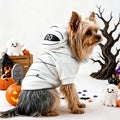 Cute Halloween Mummy Hoodie for Small Dogs and Cats, Warm Autumn/Winter Pet Clothing
