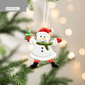 Wrought-Iron Christmas Ornaments — Snowman, Santa & Angel