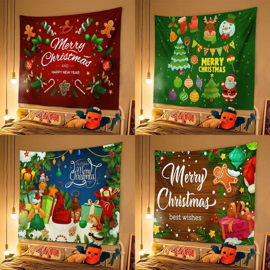 Christmas Wall Hanging Tapestry — 15 Styles, 98 × 68 cm