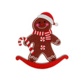 Wooden Gingerbread Christmas Tabletop Ornament — 2 Styles