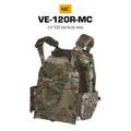 Tactical Plate Carrier Vest - Quick Release MOLLE Armor Carrier w/ Elastic Cummerbund (SS Style)