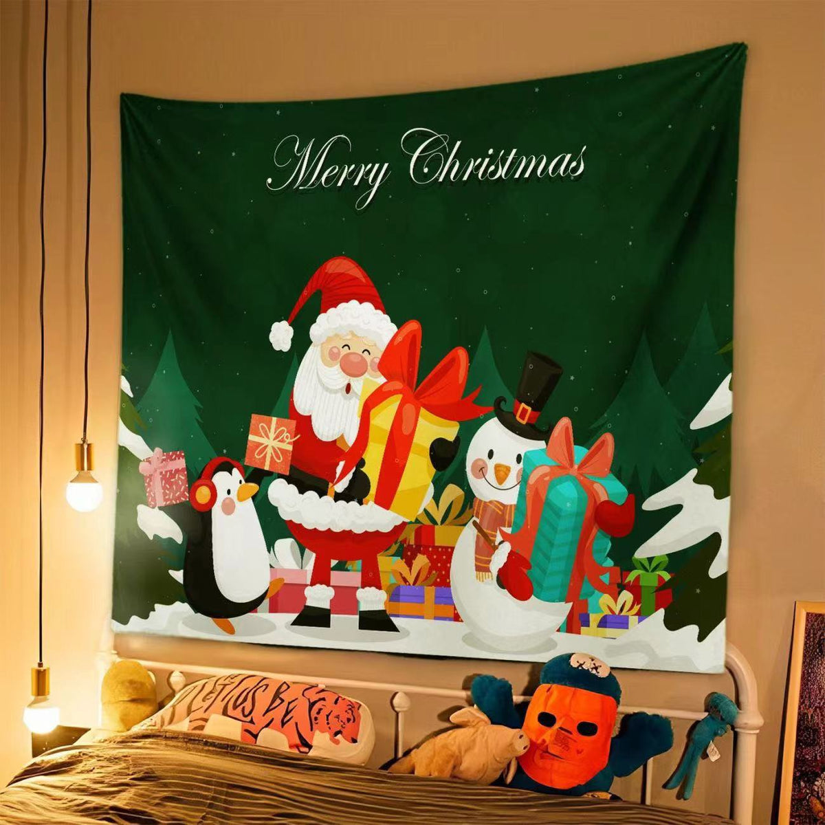 Christmas Wall Hanging Tapestry — 15 Styles, 98 × 68 cm