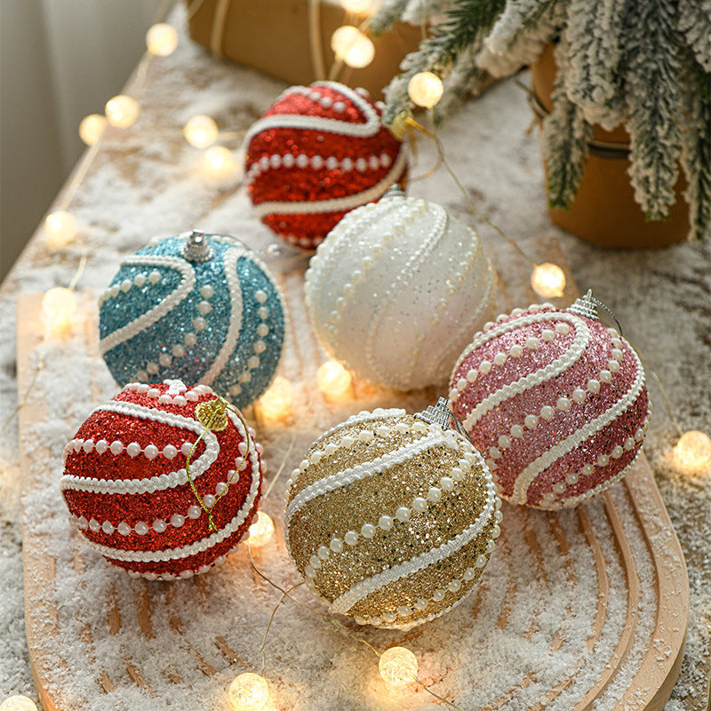 8 cm Foam Christmas Ball Ornament — 5 Colors