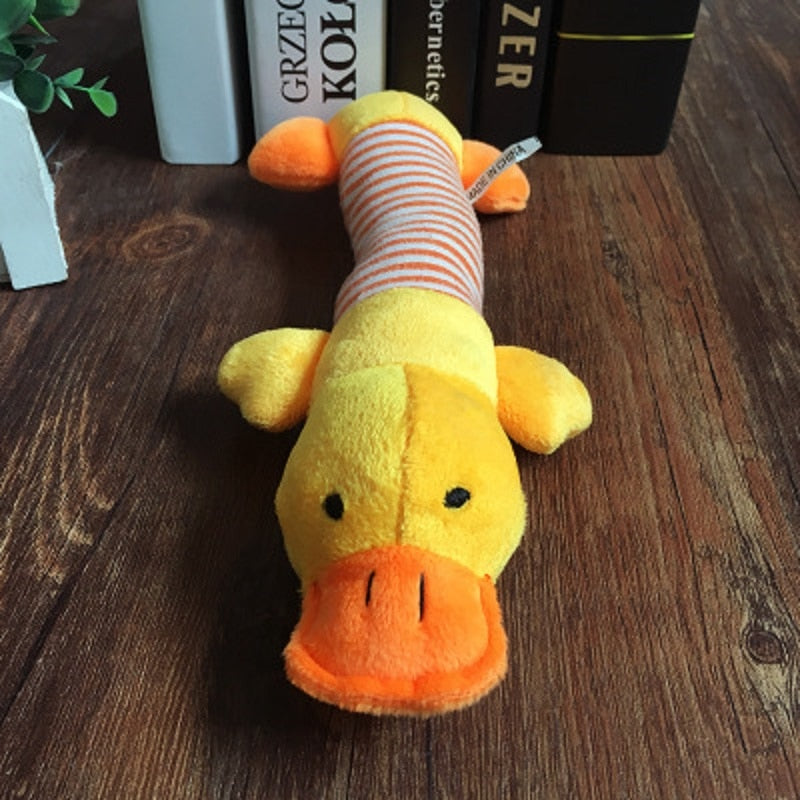 Plush Squeaky Dog Toy — Elephant, Pig or Duck