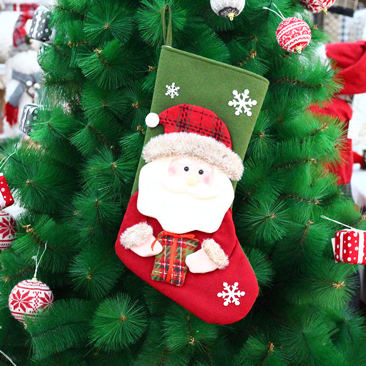 Christmas Fabric Gift Bag — 30 × 50 cm Holiday Sack