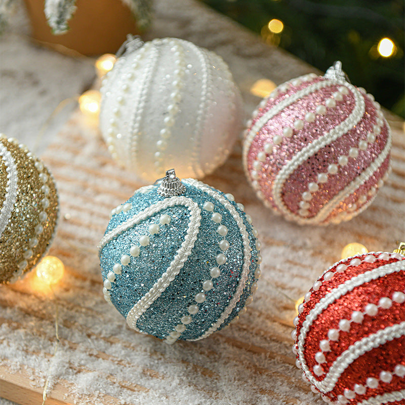 8 cm Foam Christmas Ball Ornament — 5 Colors