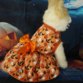 Halloween Pet Costume Pumpkin Bat Design Dog Clothing