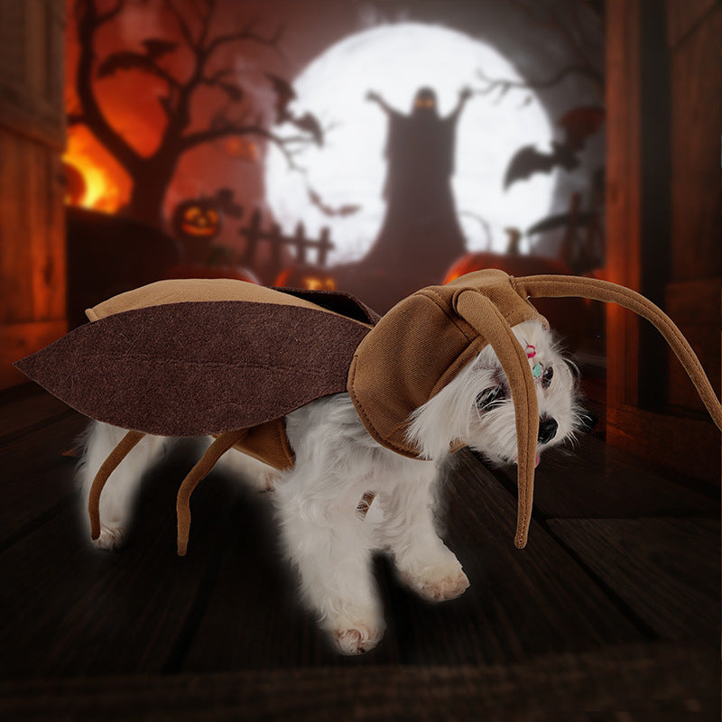 Funny Halloween Cockroach Costume for Dogs & Cats