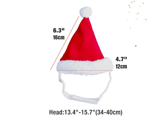 Christmas Pet Scarf & Hat Accessories for Cats and Dogs