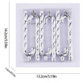 Christmas Candy Cane Ornaments — 6-Piece Set, 12 cm