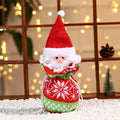 Knitted Christmas Gift Bag — Santa, Snowman or Deer