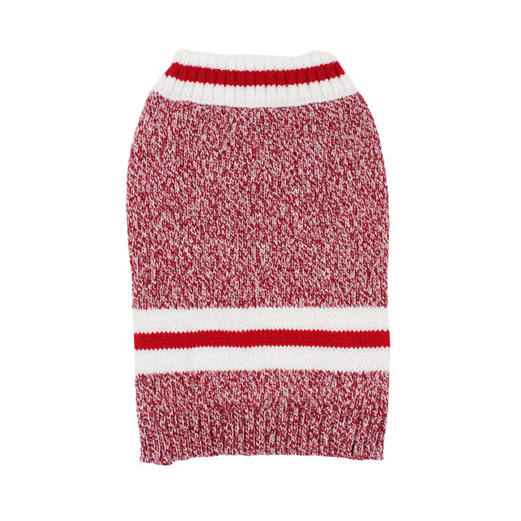 Wool-Blend V-Neck Pet Sweater for Cats & Small Dogs