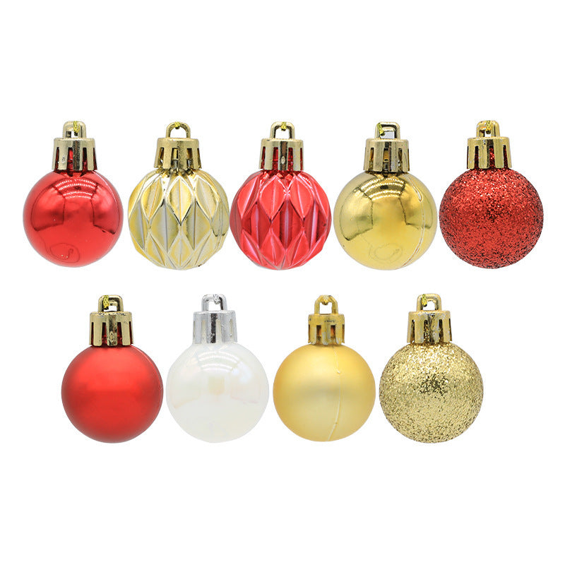 36-Piece Christmas Ball Ornament Set — 3 Color Mixes