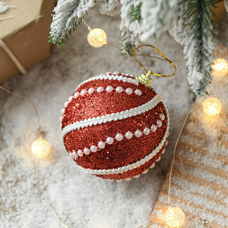 8 cm Foam Christmas Ball Ornament — 5 Colors