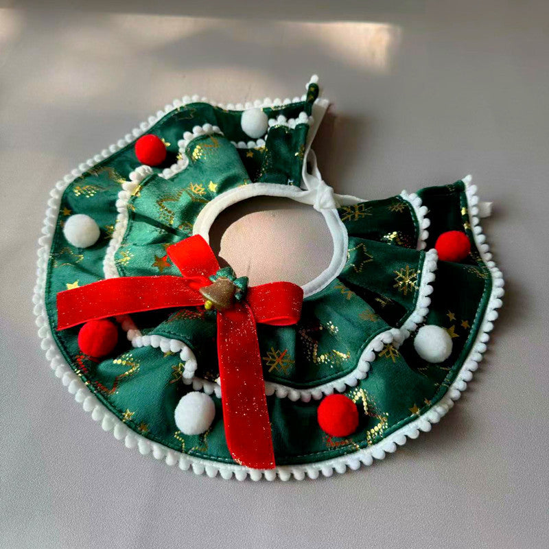Christmas Pet Scarf for Cats & Dogs – Red or Green