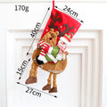 Cloth Christmas Fireplace Stocking — 5 Styles