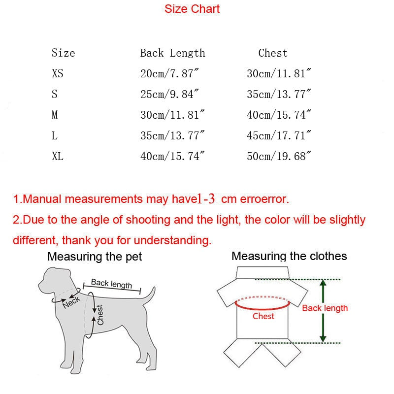 Warm Winter Dog Jacket — Polyester Coat for Small Dogs
