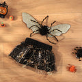 Halloween Pet Dog Costume Spooky Spider Wings Transformation Dress Set Factory Direct