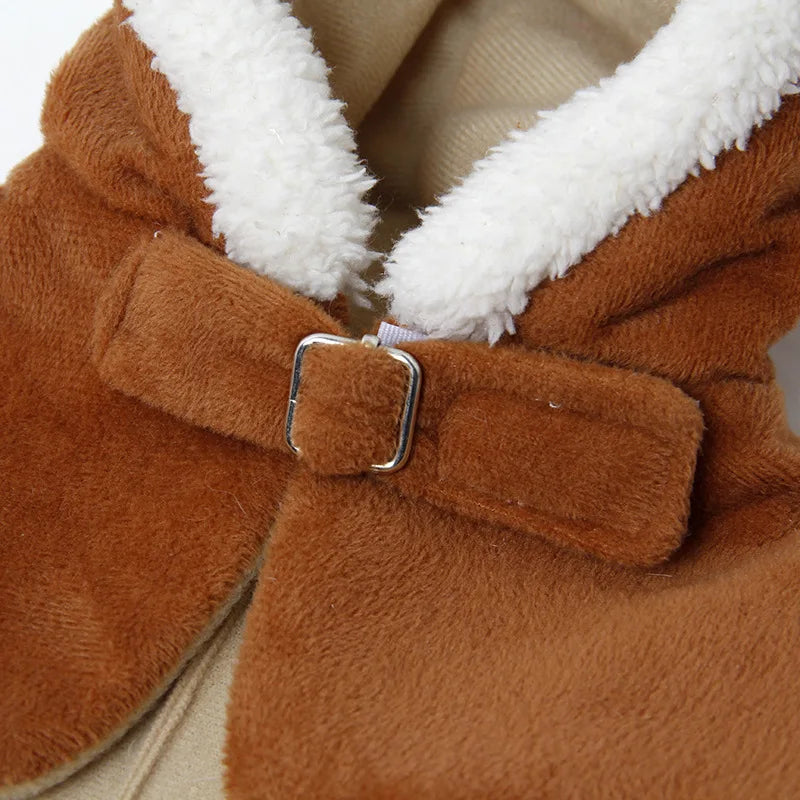 Christmas Antler Pet Cape for Cats & Dogs