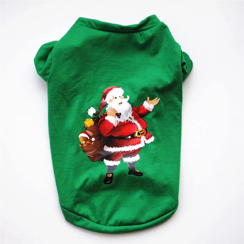Christmas Cotton Dog Clothing – XS to L
