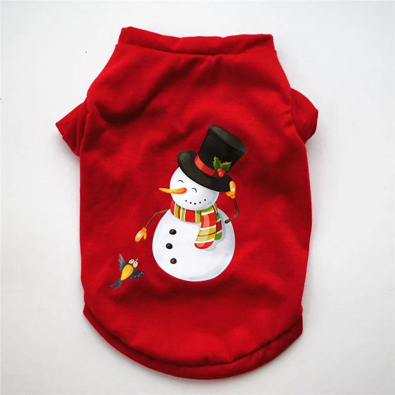 Christmas Cotton Dog Clothing – XS to L