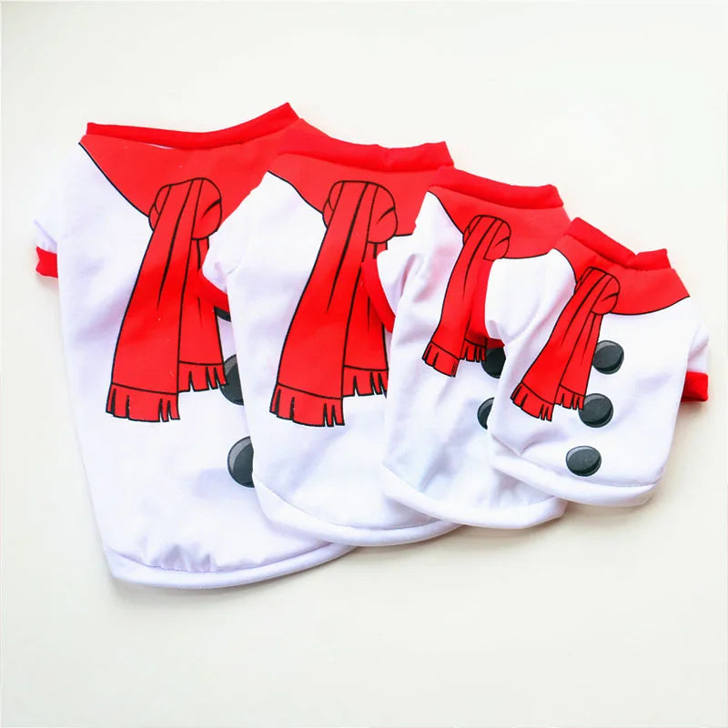 Christmas Cotton Dog Clothing – XS to L